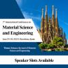 7th International Conference on Material Science and Engineering ##f_price|CURR_SIGN##